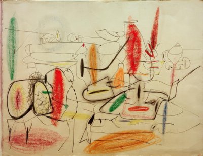 Untitled – Study for Painting by Arshile Gorky