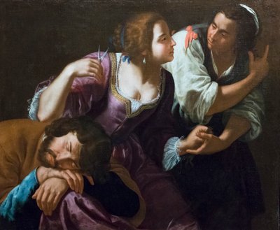 Samson and Delilah by Artemisia Gentileschi