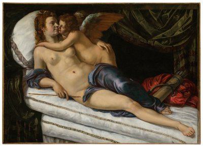 Venus and Cupid by Artemisia Gentileschi