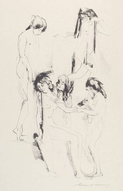 Stir of Shadowed Melodies by Arthur B. Davies