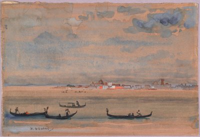 Gondolas by Arthur Bowen Davies