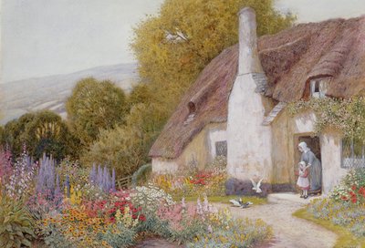 At Dunster by Arthur Claude Strachan