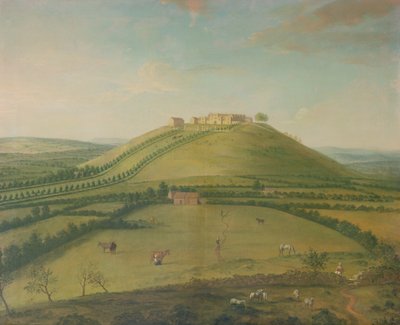 Hoghton Tower, 18th century by Arthur Devis