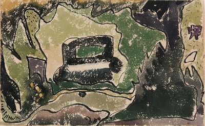 Car across the Street by Arthur Dove