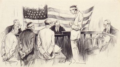 The Court Room Scene by Arthur Dove