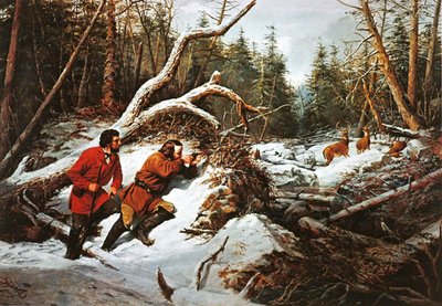 First Snow by Arthur Fitzwilliam (after) Tait