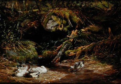 Ducks at the Spring Head by Arthur Fitzwilliam Tait