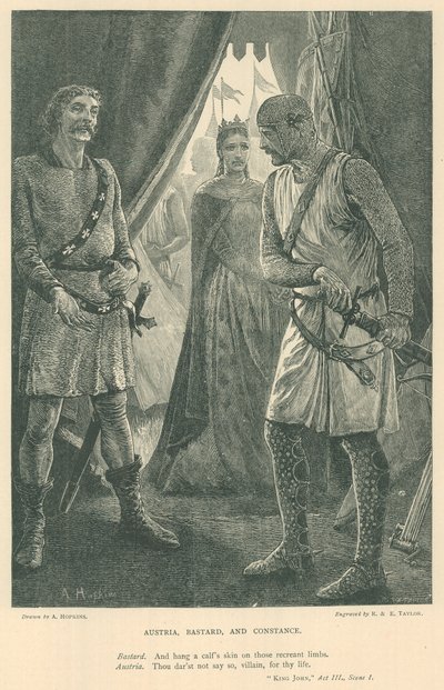 Illustration for King John by Arthur Hopkins