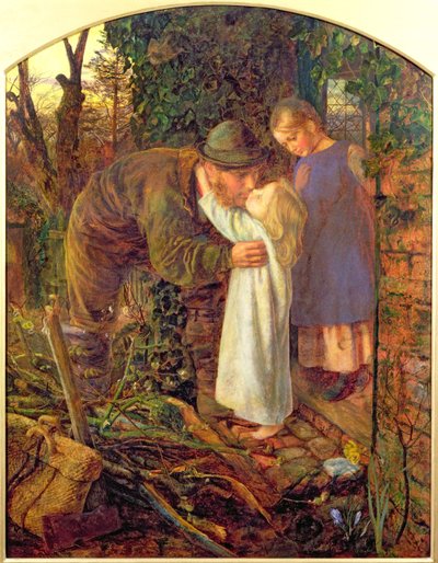 Home from Work by Arthur Hughes