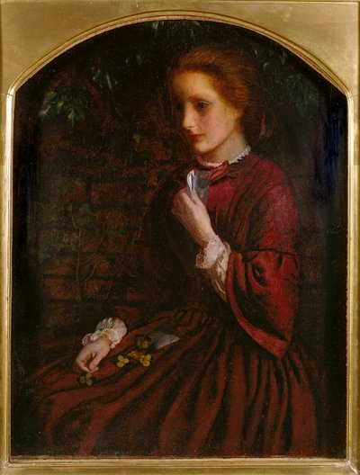 Pansies by Arthur Hughes
