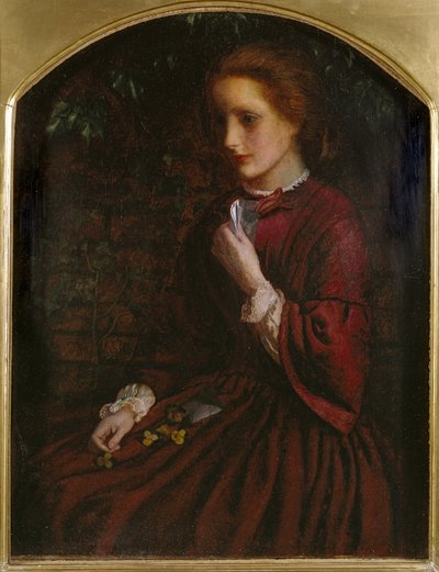 Pansies, c.1860 by Arthur Hughes