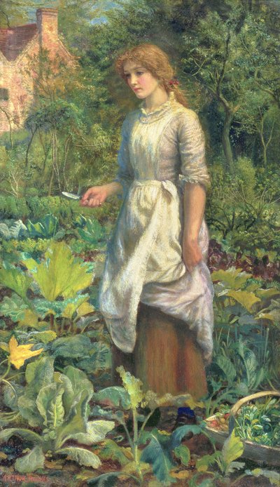 Phyllis, c.1887 by Arthur Hughes