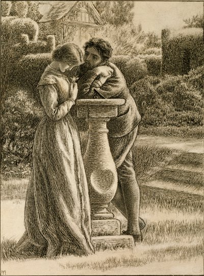 The Dial, 1871 by Arthur Hughes