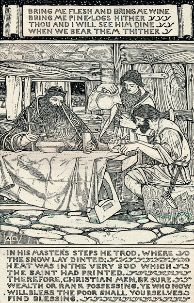 Good King Wenceslas by Arthur Joseph Gaskin