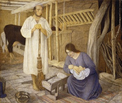 The Nativity, 1925 by Arthur Joseph Gaskin