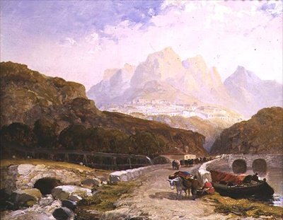 Scene in Portugal by Arthur Joseph Meadows