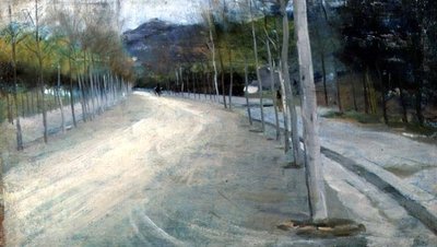 On the Viale, Florence by Arthur Lemon