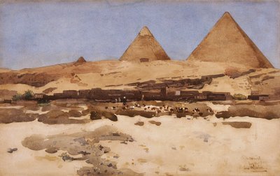 Pyramids by Arthur Melville