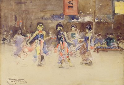 The Javanese Dancers, 1889 by Arthur Melville
