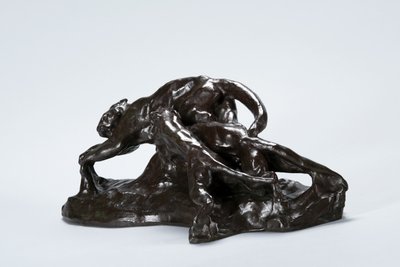 Dogs Catching Puma by Arthur Putnam
