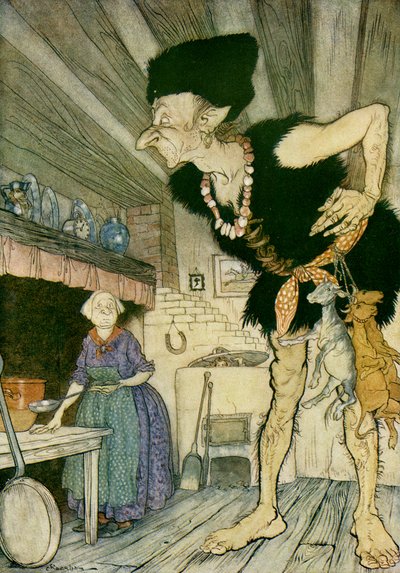 Jack and the Beanstalk by Arthur Rackham