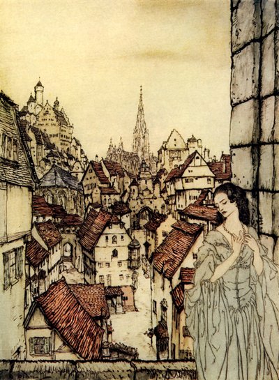 Ligeia by Arthur Rackham