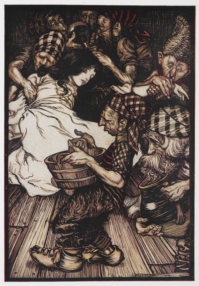 Snow White with the Seven Dwarfs by Arthur Rackham