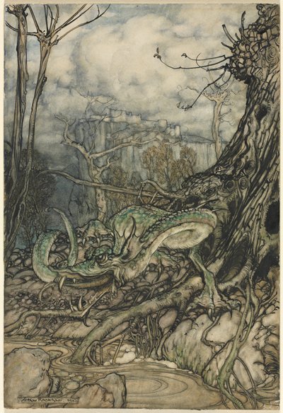 The Green Dragon by Arthur Rackham