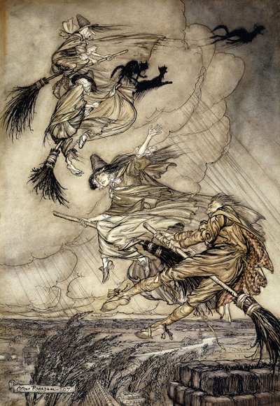 The Ingoldsby Legends: Frontispiece by Arthur Rackham