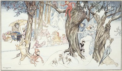 Winter Frolic by Arthur Rackham