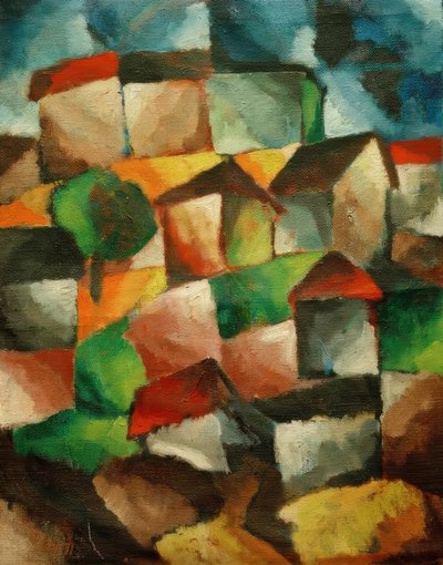 Mountain Village by Arthur Segal