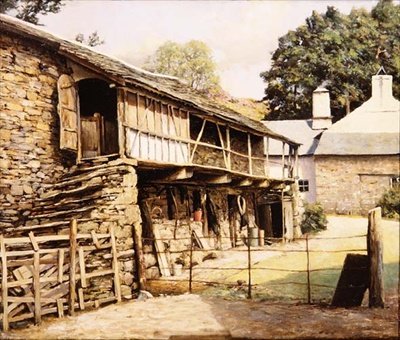 Yew Tree Farm near Coniston, Lancashire by Arthur Vivian Couling