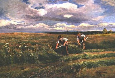 The Hay Harvest by Arthur Walker Redgate