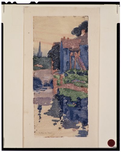 The Blue House by Arthur Wesley Dow