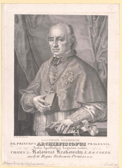 Aloysius Joseph Count Kolovrat Krakowski by Artist Unknown