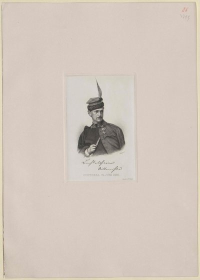 Anton Baron Bechtolsheim-Mauchenheim (print) by Artist Unknown