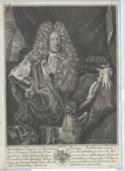 Anton Egon Count von Fuerstenberg by Artist Unknown