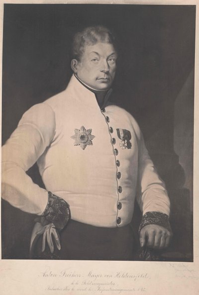 Baron Anton Mayer von Heldensfeld by Artist Unknown