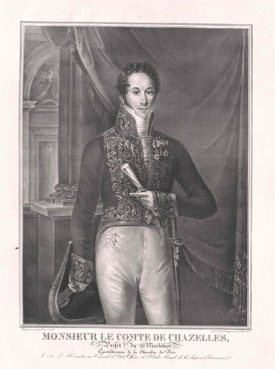 Augustin-Jean-Baptiste-Louis-Marie Count Chazelles by Artist Unknown