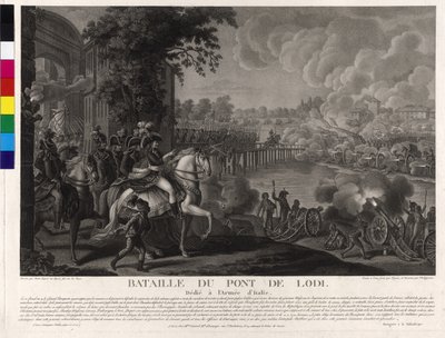 Battle of Lodi on May 10, 1796 by Artist Unknown