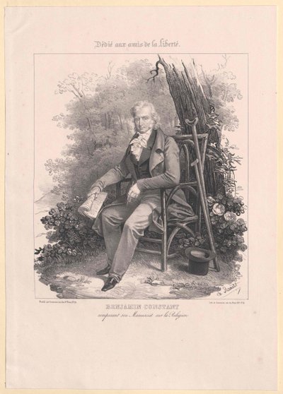 Benjamin Constant de Rebecque by Artist Unknown