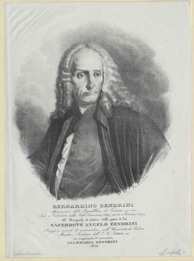 Bernardino Zendrini by Artist Unknown