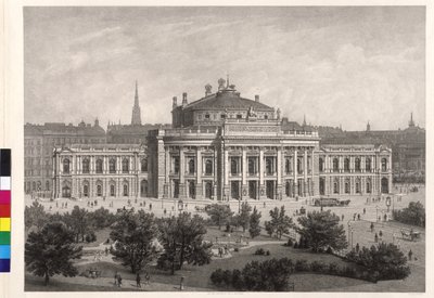 Burgtheater in Vienna by Artist Unknown