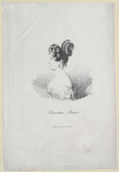 Caroline Bauer by Artist Unknown