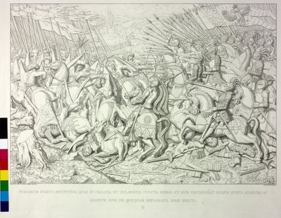 Cavalry Fight by Artist Unknown
