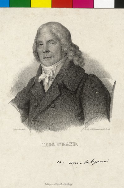 Charles Maurice, Duke of Talleyrand-Périgord by Artist Unknown