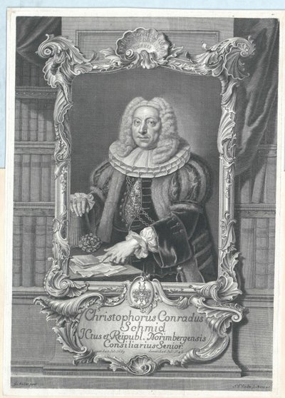 Christoph Conrad Schmid by Artist Unknown
