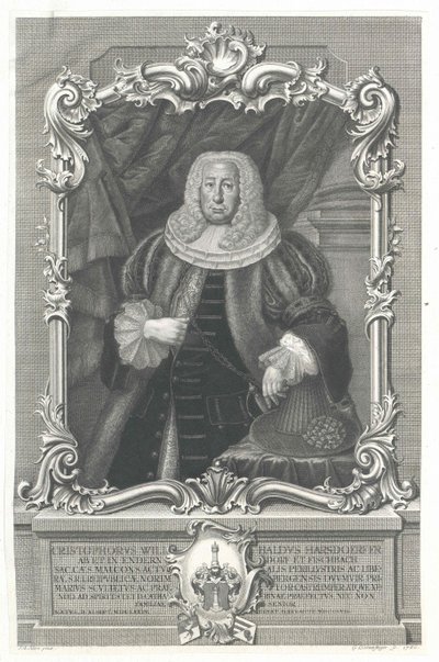 Christoph Wilibald Harsdoerfer von Enderndorf by Artist Unknown