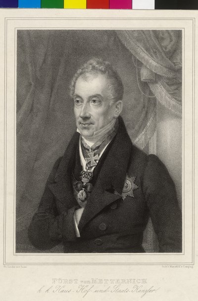 Clement Wenzel Lothar, Prince of Metternich-Winneburg by Artist Unknown