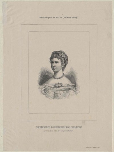 Crown Princess of Austria Stephanie by Artist Unknown